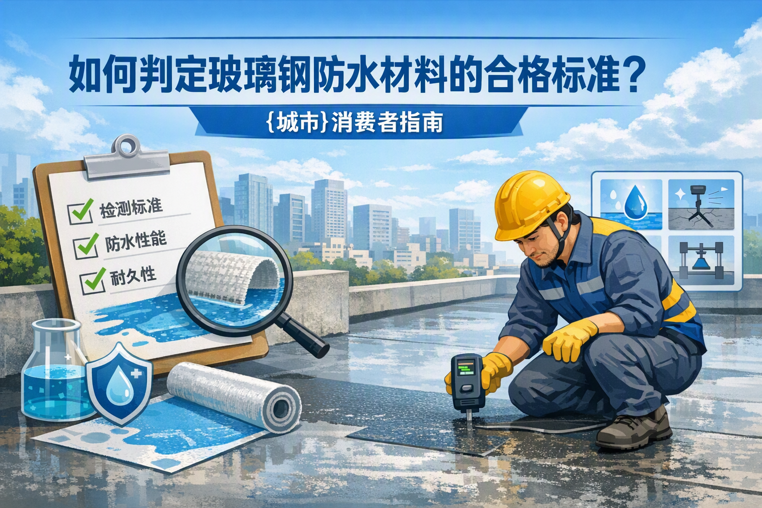如何判定玻璃钢防水材料的合格标准? 湛江 消费者指南