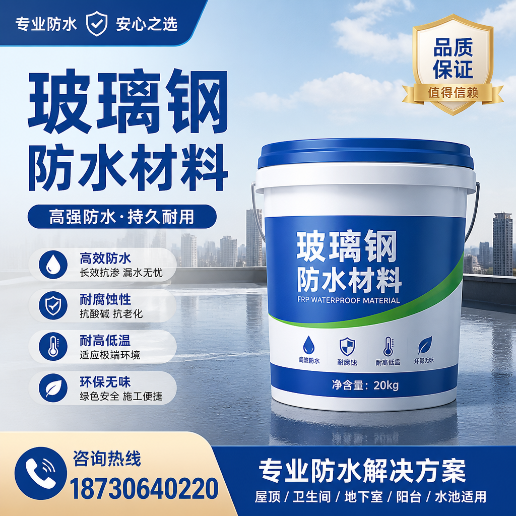 了解玻璃钢防水材料的市场趋势,湛江 企业不可不知